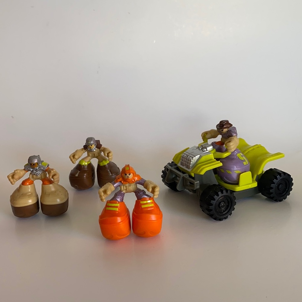 Matchbox Big Boots & ATV Lot of 5 Items